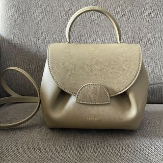 Polène | Bag - numéro Un Nano - Taupe Textured Leather