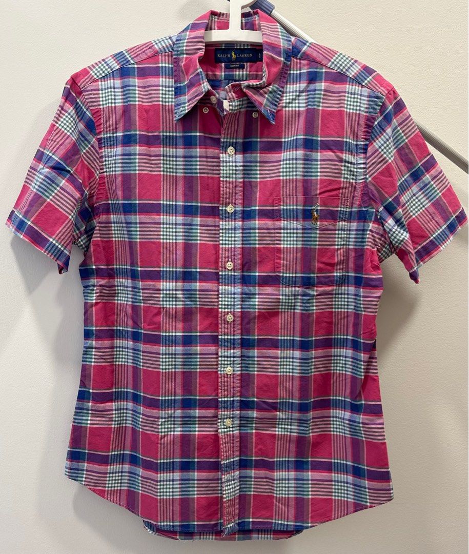 Ralph lauren mens shirt short sleeve sales