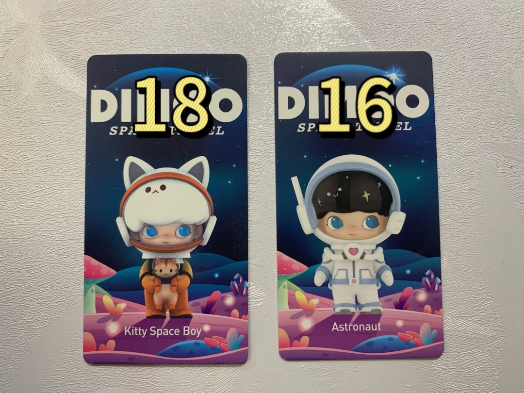 BNIF Popmart Dimoo astronaut kitty space boy space travel, Hobbies ...