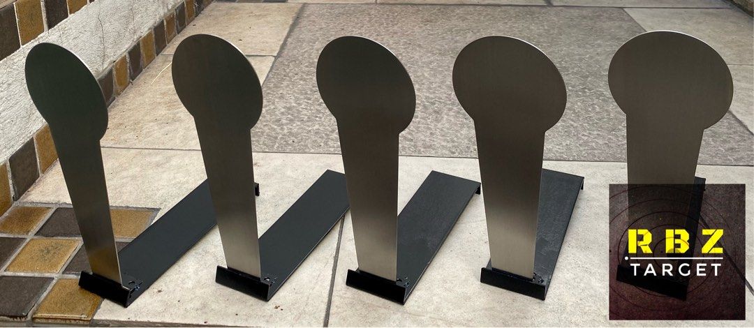 POPPER TARGET SHOOTING (Category: Airsoft) located in Manila. Submitted by vin_case (Listing ID 1063224852, Image 2). Description: POPPER TARGET ⚪️ For Airsoft Only ⚪️ Stainless Steel Target w/ metal base ⚪️ WaterJet Cut For Fast Transaction ☎️: 0917-793-0752 Shipping: Nationwide.