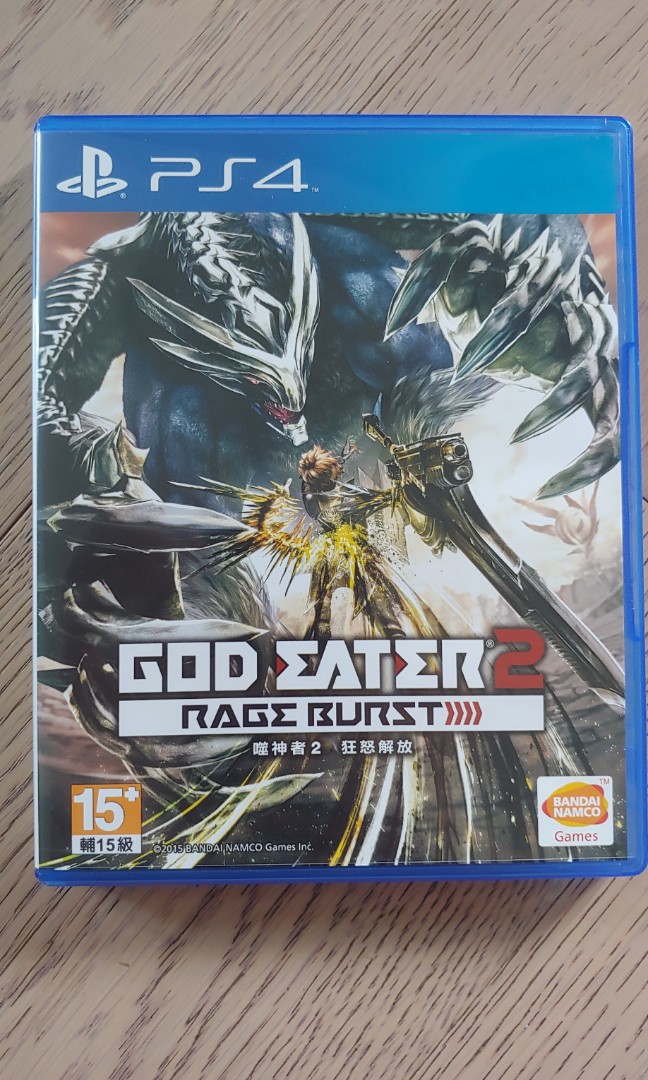 PS4 God Eater 2 Rage Burst 噬神者2 狂怒解放中古品中文版, 電子遊戲