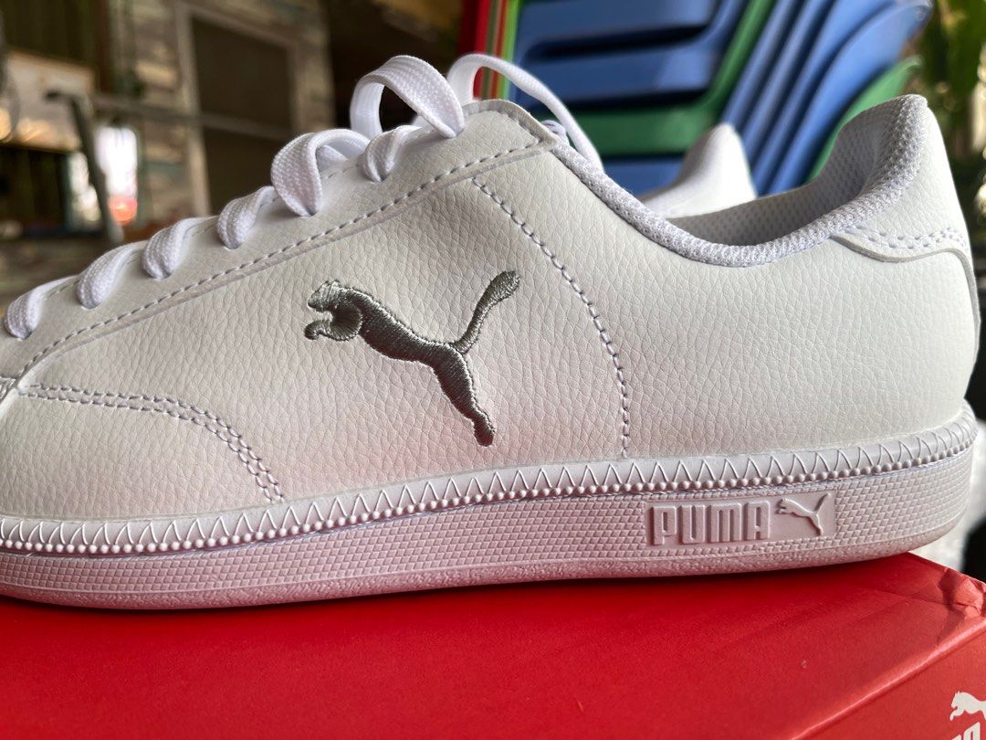 puma white shoes new