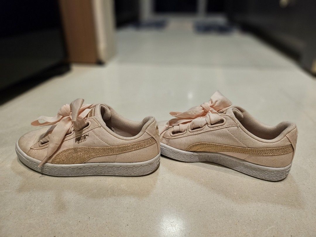 Puma basket heart Women s Fashion Footwear Sneakers on Carousell