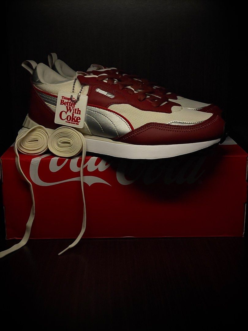 Coke Rider Puma x Coca Cola Rider FV, Men's Fashion, Footwear, Sneakers on Carousell