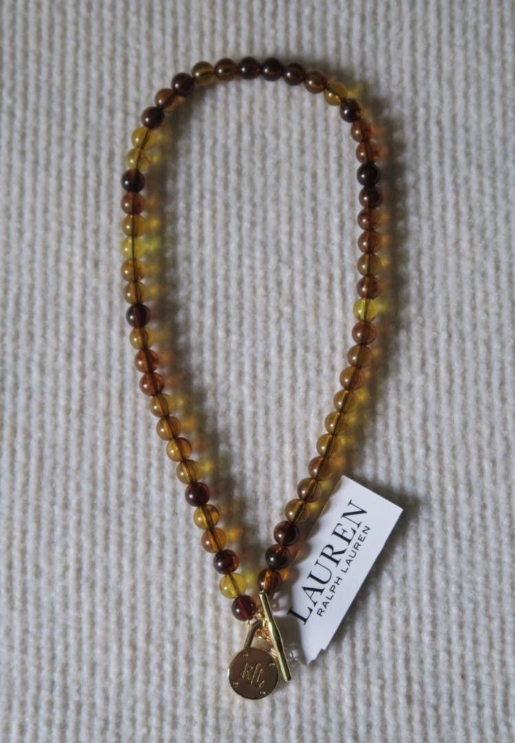 Ralph lauren tortoise shell new arrivals necklace