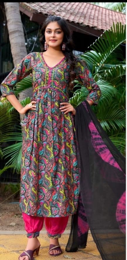 Ready SG Stock New Colours in Trending Aliya Pattern MulMul Cotton 3 Pcs Punjabi Suit Indian Dresses