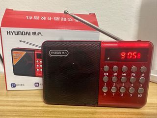 Rechargeable Radio Speaker Digital FM Raido Music Player Radio Speaker Player 收音機