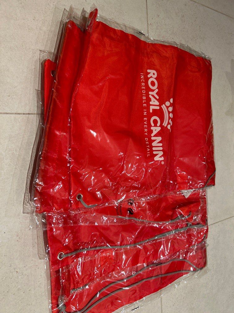 Royal canin red drawstring bags Pet Supplies Homes Other Pet