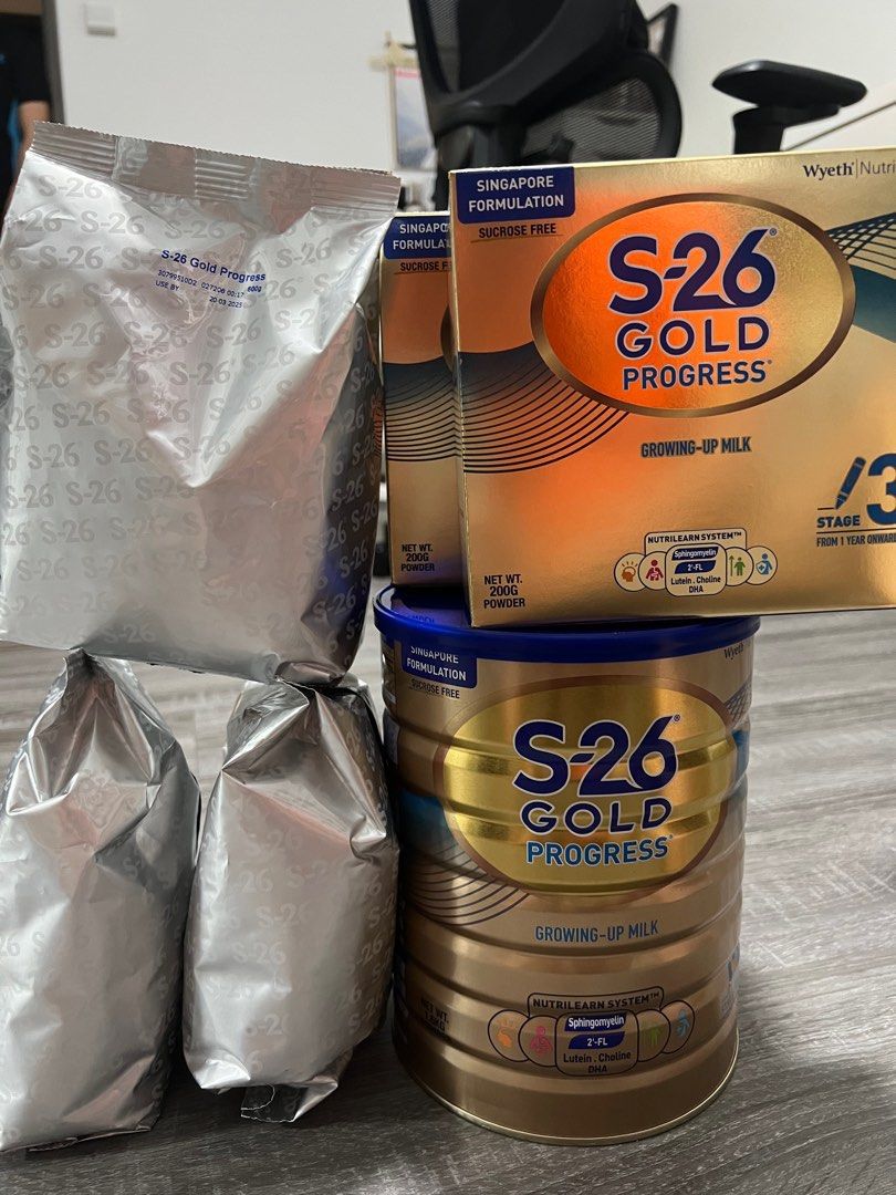 S26 Gold Progress Stage 3 (total 3.8kg), Babies & Kids, Nursing ...