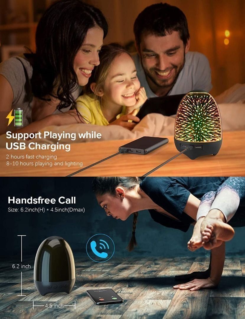 SALE Aiscool Bluetooth Speaker Night Lights