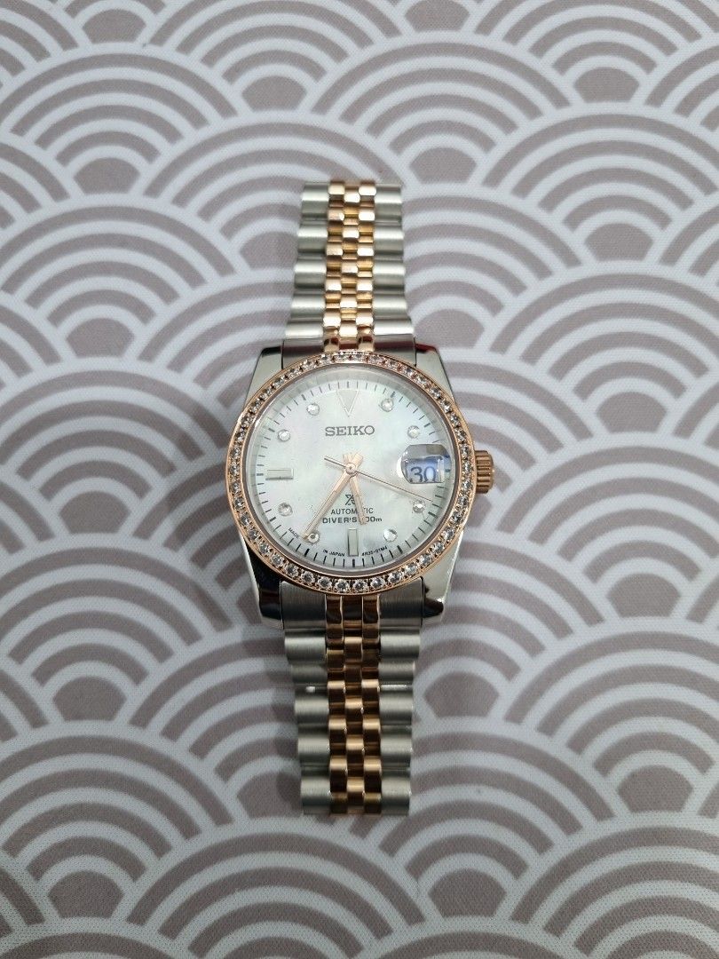 Seiko Mod Custom President Datejust Diamond Men s Fashion
