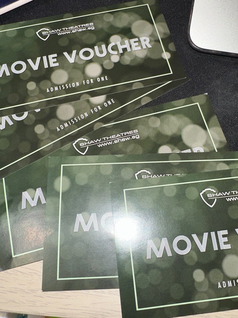 Shaw Theatre Movie Vouchers, Tickets & Vouchers, Vouchers on Carousell