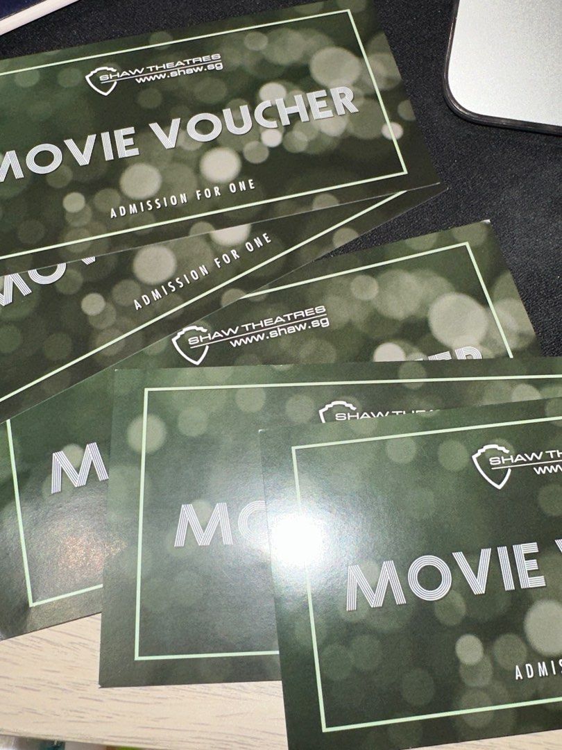 Shaw Theatre Movie Vouchers, Tickets & Vouchers, Vouchers on Carousell