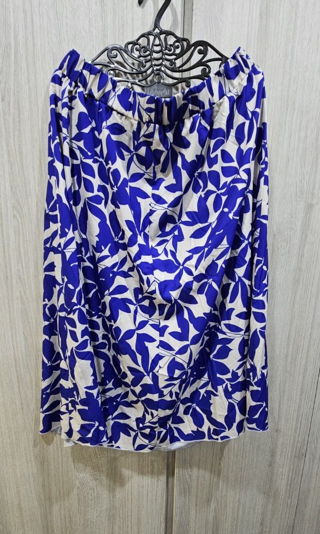 SHEIN Curve Womens Dark Blue White Line Print Blouse Size 1XL