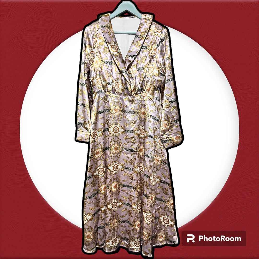 Jinkee Pacquiao Versace-inspired long dress, Women's Fashion, Dresses &  Sets, Dresses on Carousell