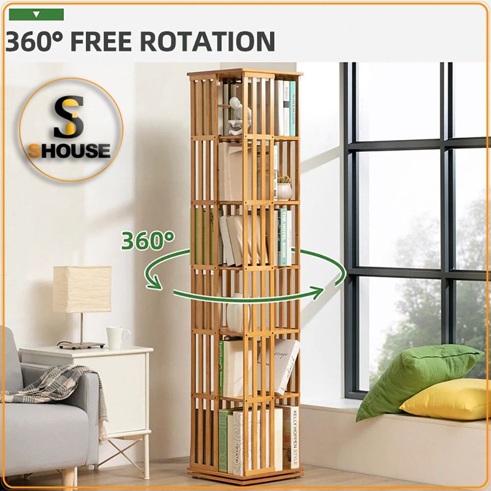 Revolving bookcase ikea top