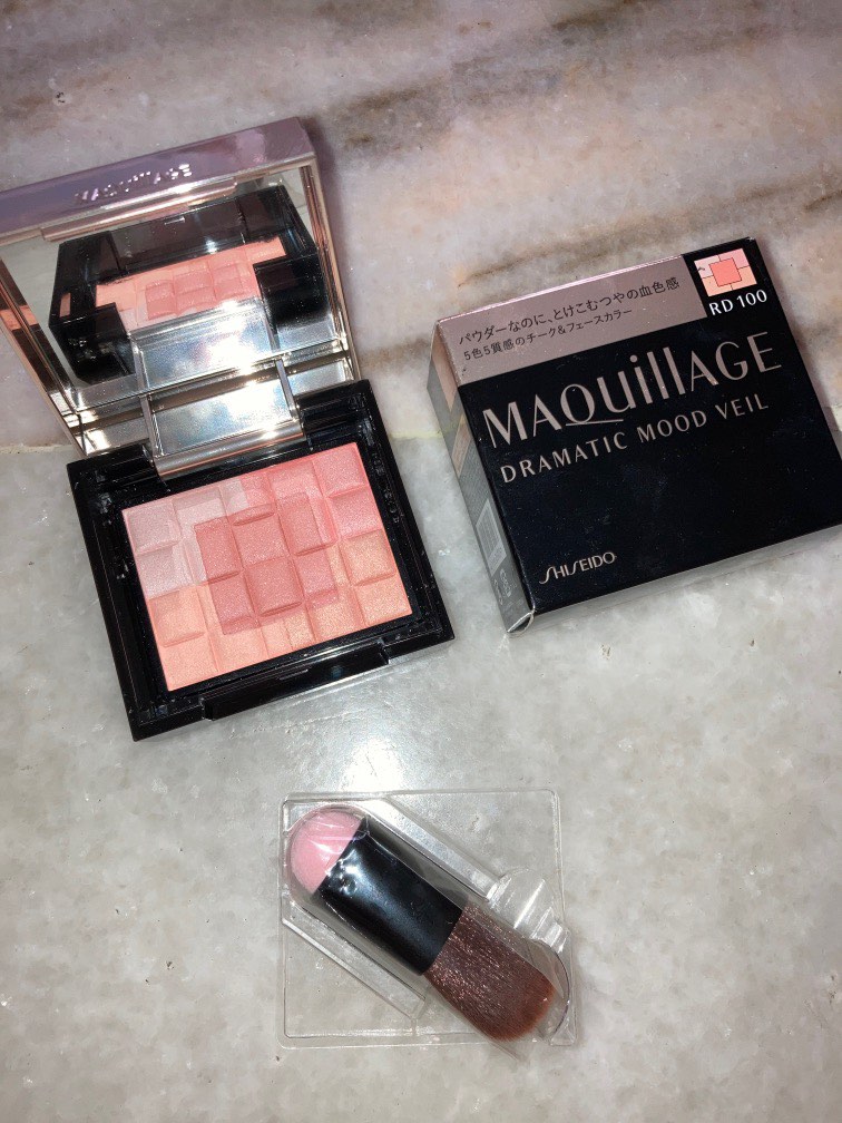 SHISEIDO MAQuillAGE Dramatic Mood Veil Cheek Blusher, Beauty  Personal  Care, Face, Makeup on Carousell