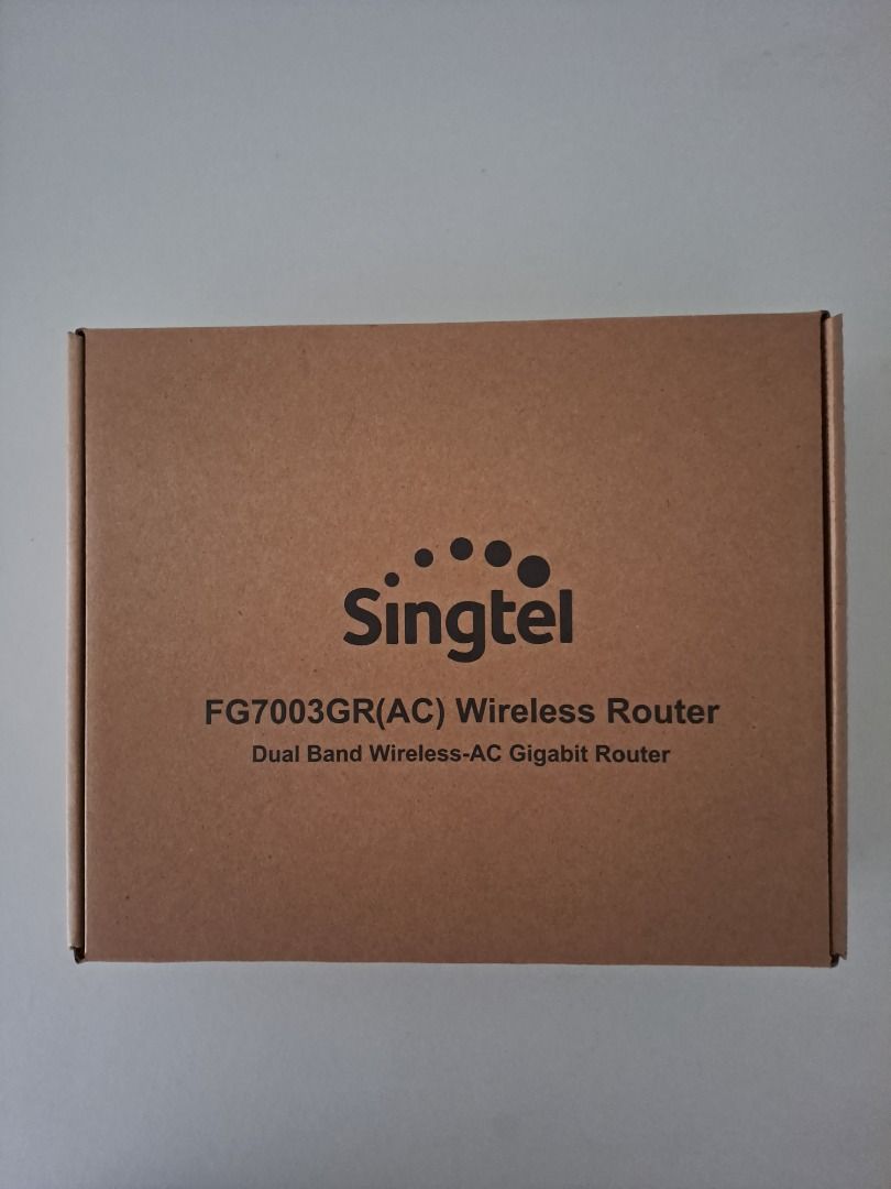 SINGTEL FG7003GR(AC) Wireless Router, Computers & Tech, Parts ...