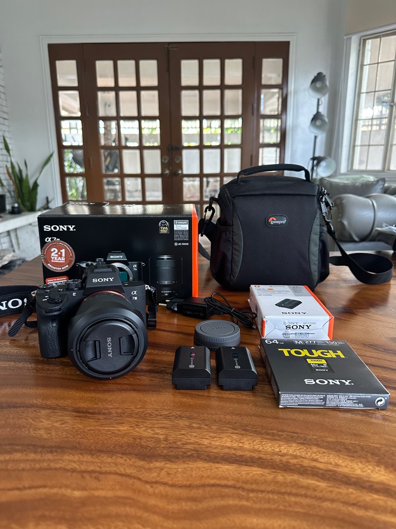 SONY a73 SONY a7III + with Zoom Lens Kit + FREE 64GB TOUGH MEMORY, Photography, Cameras on Carousell