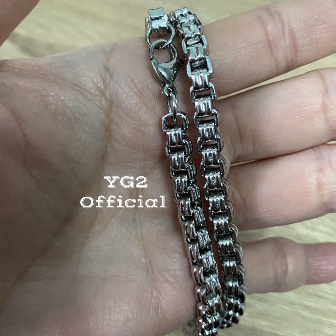 Stainless Steel Chunky Knot Chain Choker Necklace Men s Fashion
