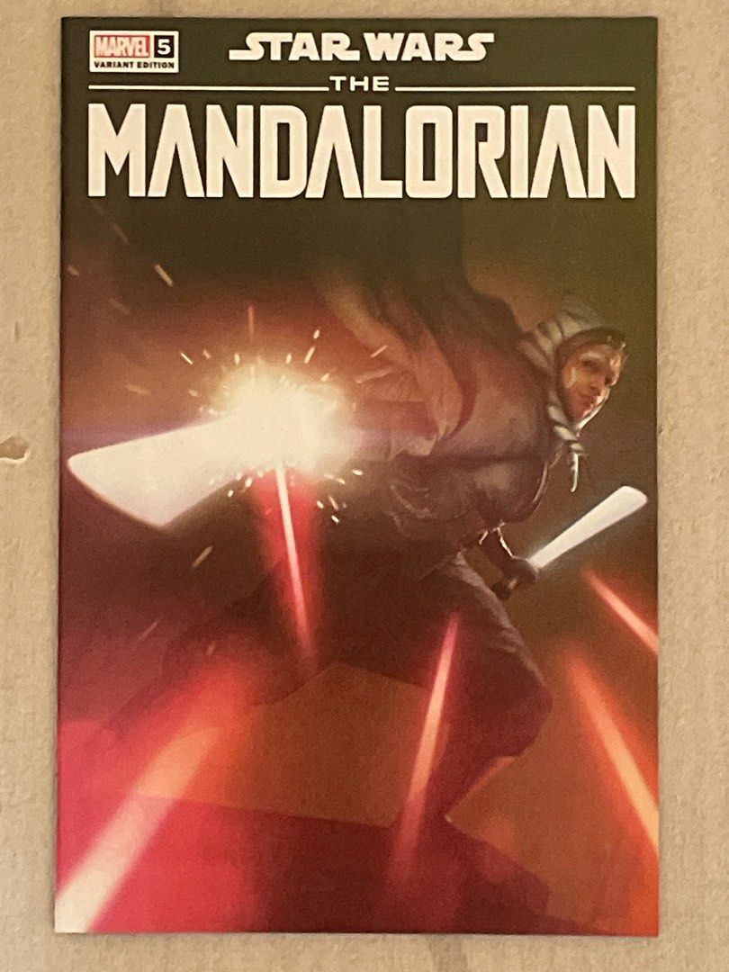 The　on　Mandalorian　Hobbies　#5　Manga　Ahsoka　Books　Comics　(Variant　Cover　Artist　Rahzzah),　Magazines,　Toys,　Carousell　Star　Wars