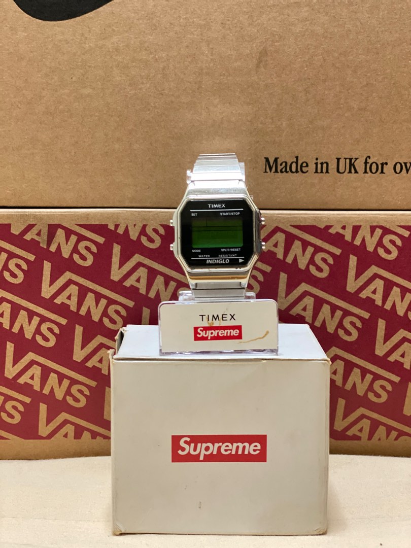 Supreme x 2025 timex digital watch