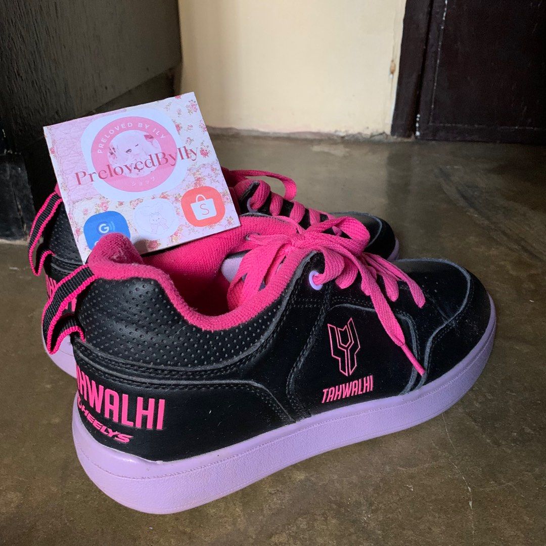 Tahwalhi Heelys Detachable Wheels Sneaker Shoes for Women Size 39 Women s Fashion Footwear Sneakers on Carousell