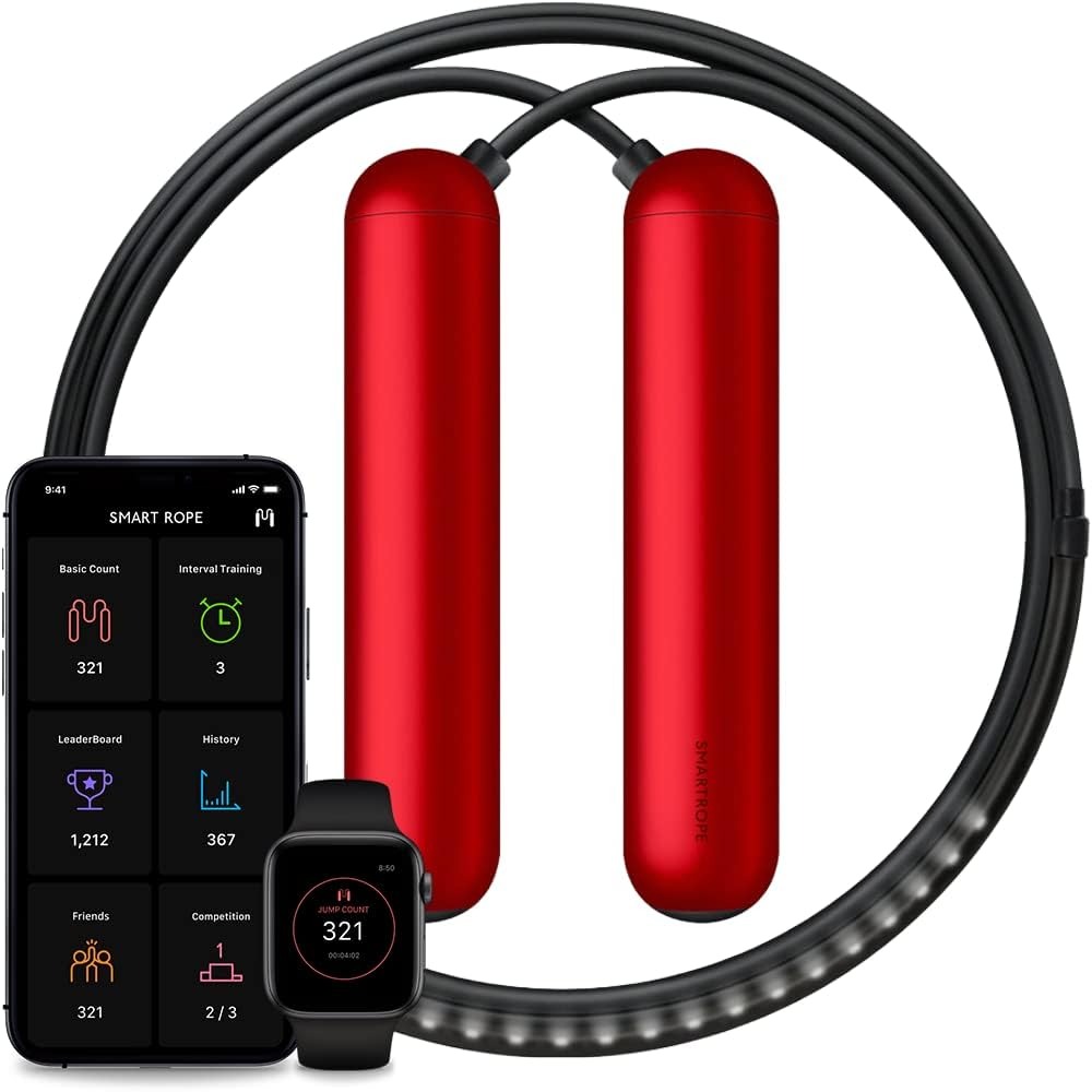 Tangram Factory Smart Rope LED Jump Rope that communicates with your