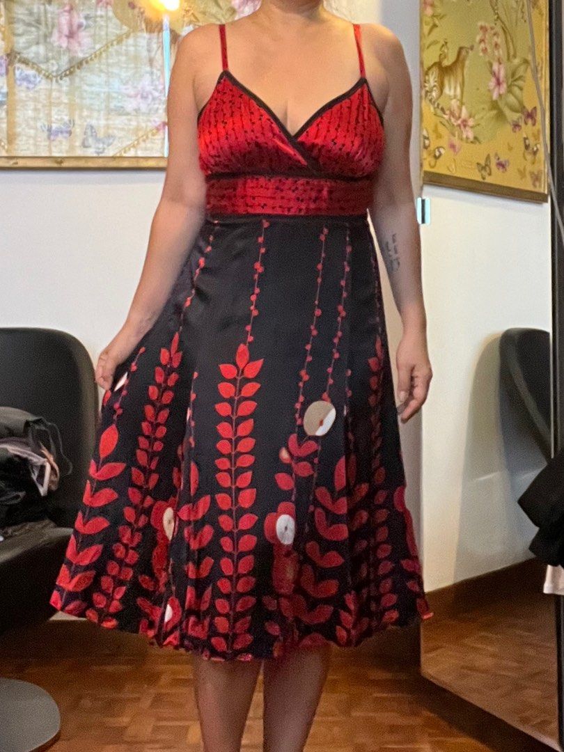 Ted baker deals red floral dress