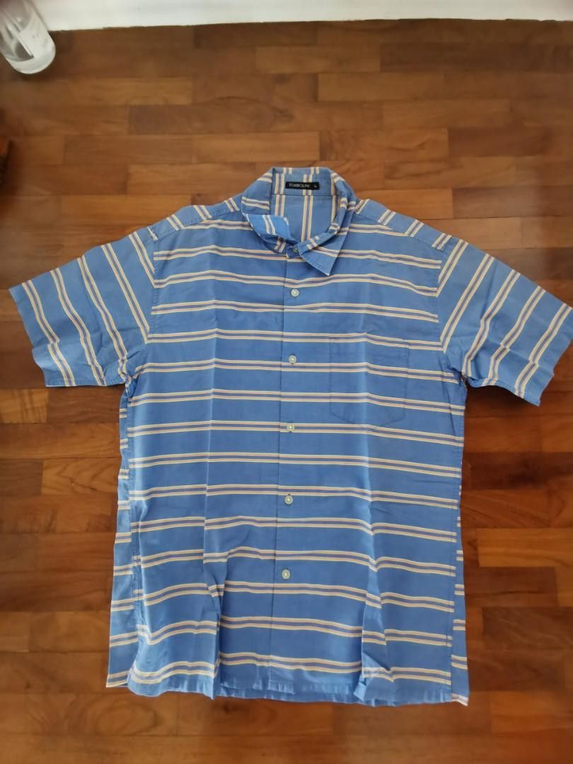 Mens casual short sleeve shirts top
