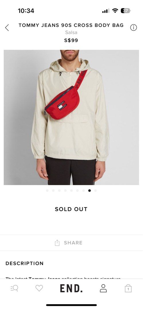 Tommy jeans cross body bag outlet