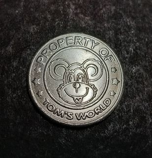 Toms World No Cash Value For Fun only Old Token