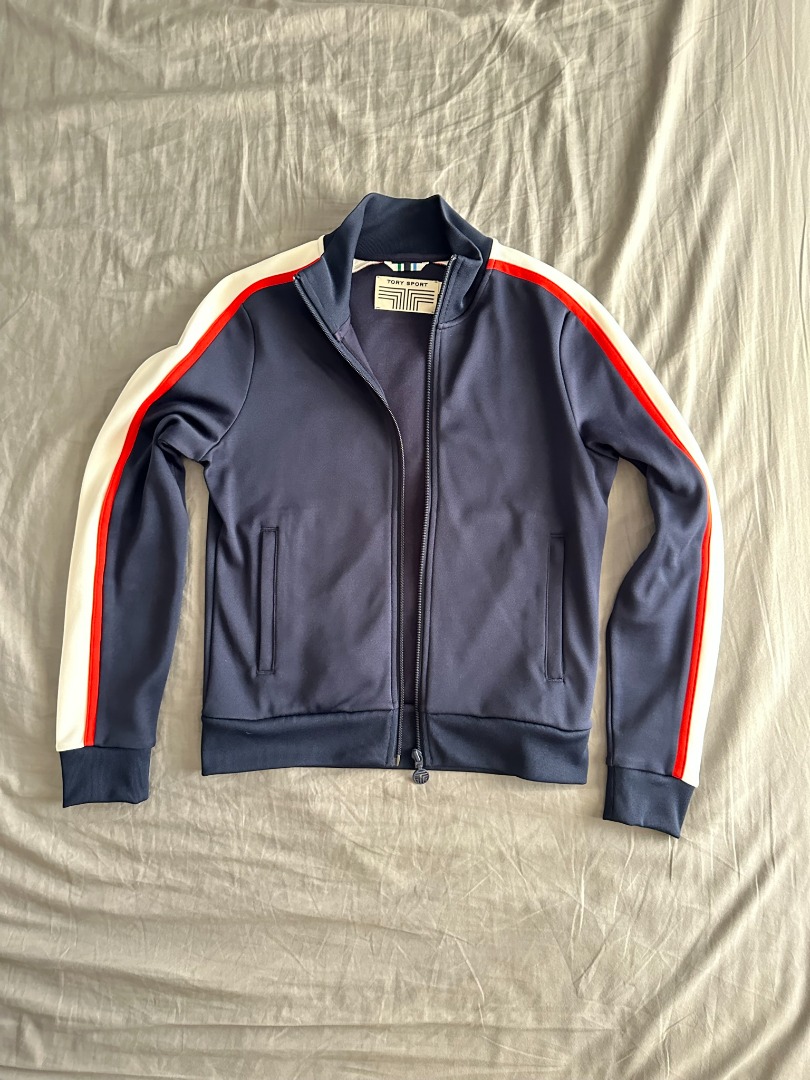 Tory burch classic track jacket store
