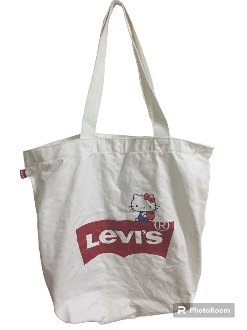 Levi's hello top kitty tote bag