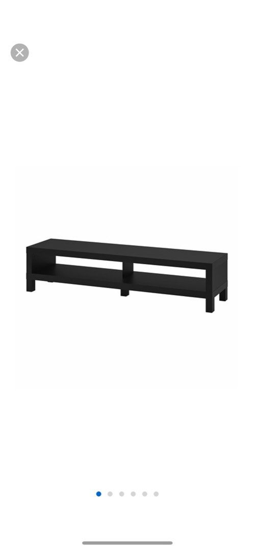 Lack tv discount bench black