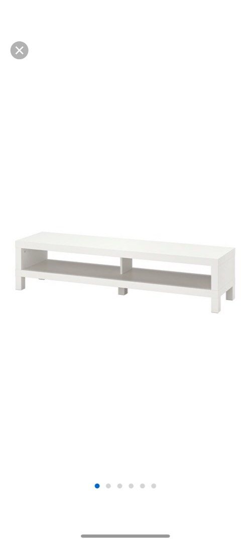 Lack tv store stand white