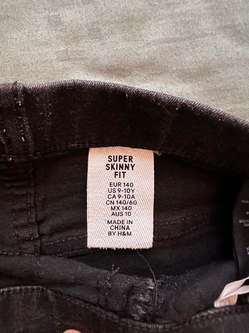 H and m girls pants sales