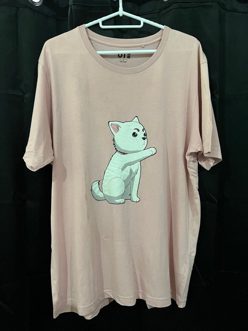 Uniqlo pink shirt (Category: Tshirts & Polo Shirts ) located in Manila. Submitted by BloodLife (Listing ID 1262778420, Image 1). Description: Uniqlo pink UT Large on tag 21 width 28 length 9/10 condition .