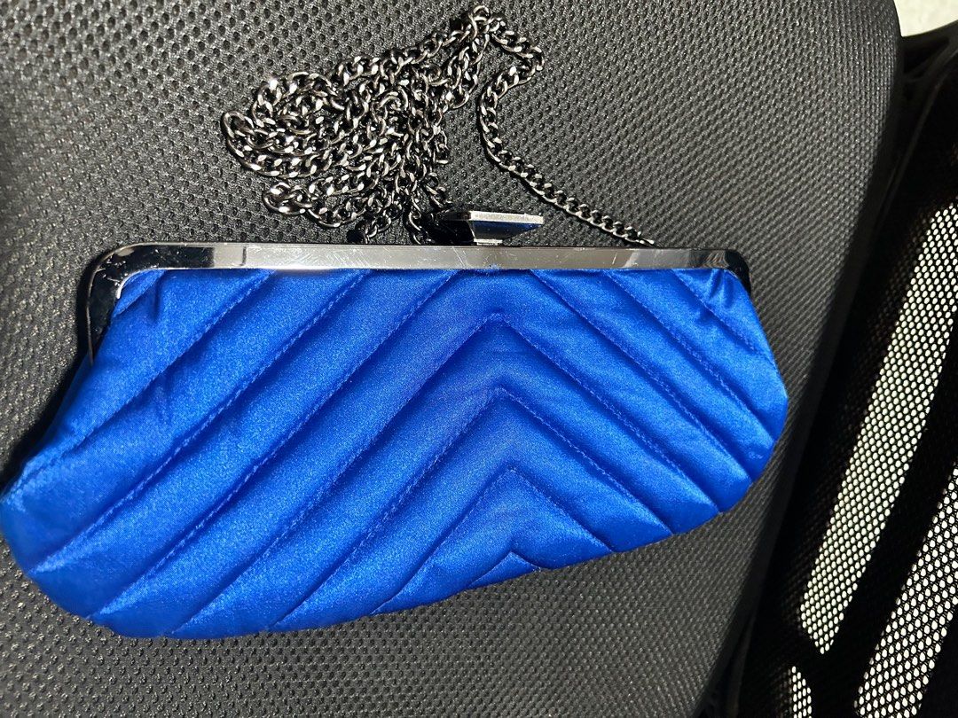 Untold blue cluth gun metal hardware (Category: Clutches) located in Quezon City. Submitted by ayce67 (Listing ID 1262670328, Image 3). Description: .