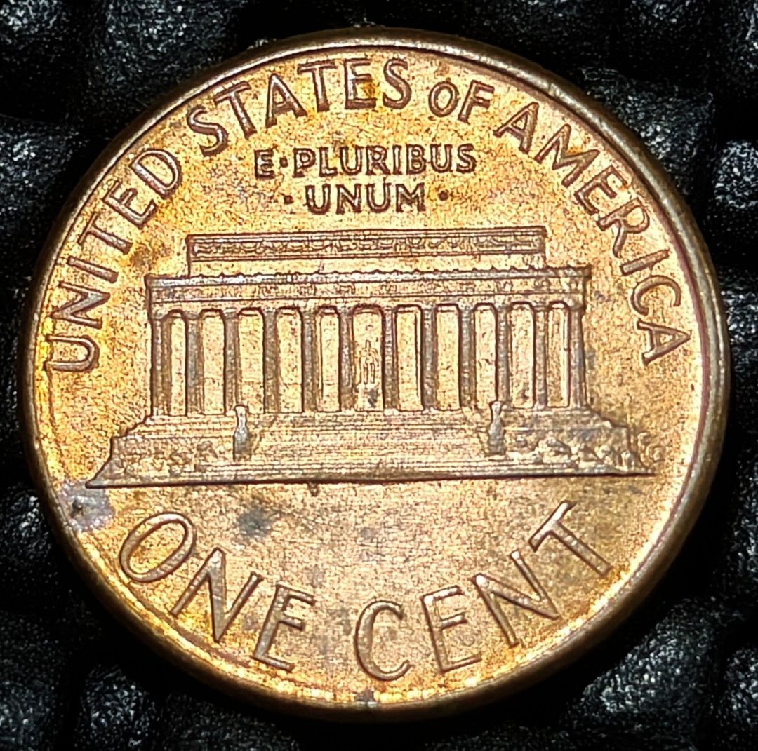 US Error inner Rim Deformed 1987P Lincoln Memorial Coin Currency XF ...