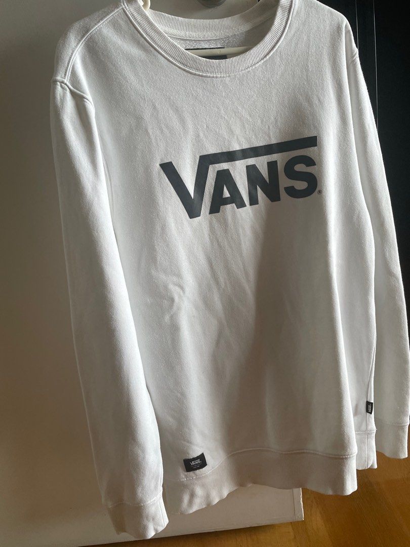Vans White Sweatshirt