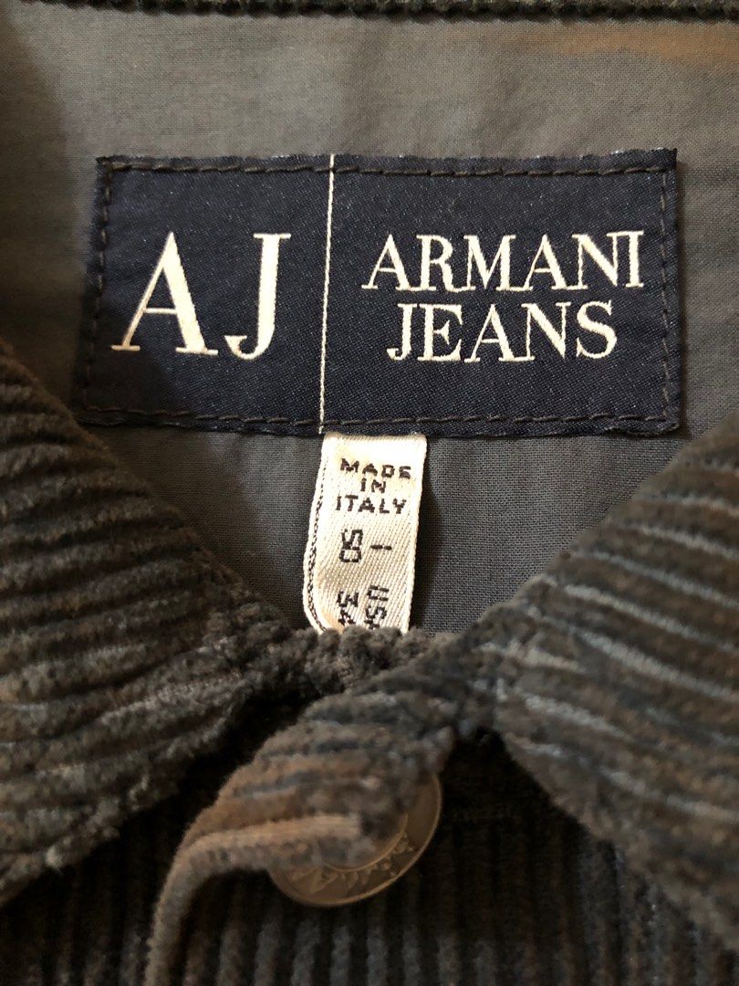 Vintage Armani Jeans corduroy jacket Made in Italy