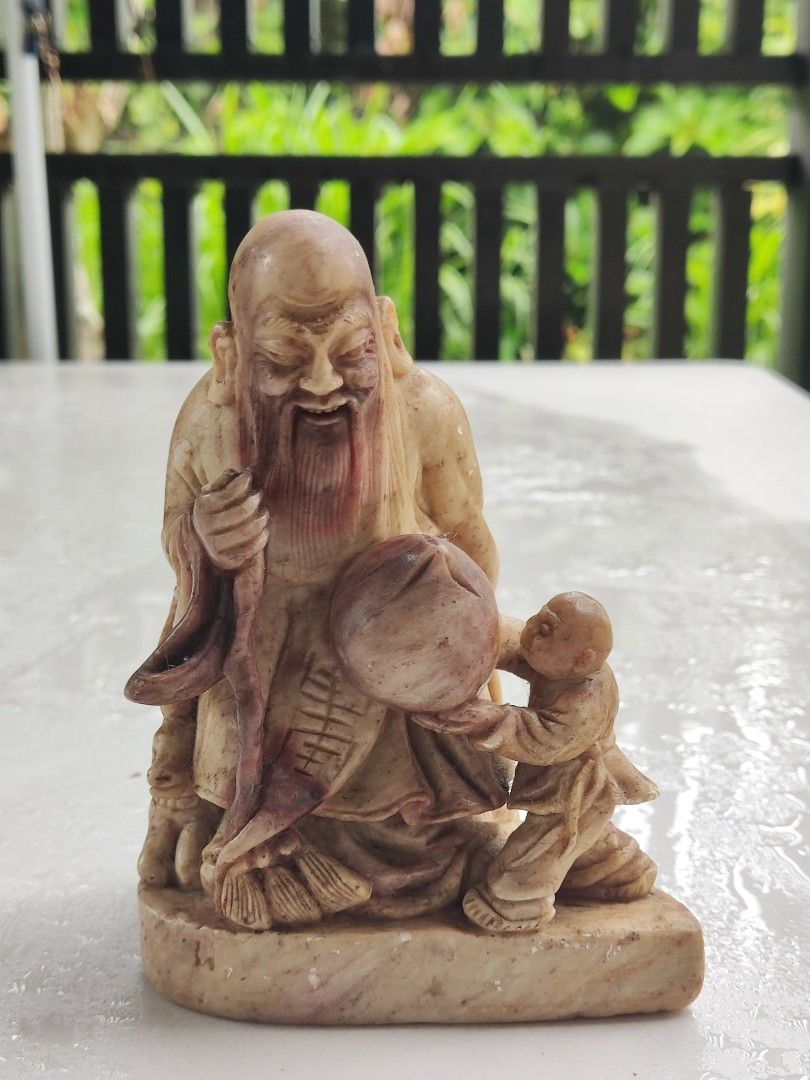 Vintage Carved Soapstone (Category: Vintage Collectibles) located in Tagum. Submitted by cs1907 (Listing ID 1262699893, Image 3). Description: -13.5 cm tall -11cm base length.