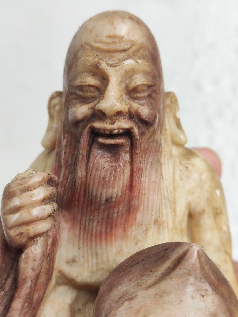 Vintage Carved Soapstone (Category: Vintage Collectibles) located in Tagum. Submitted by cs1907 (Listing ID 1262699893, Image 2). Description: -13.5 cm tall -11cm base length.