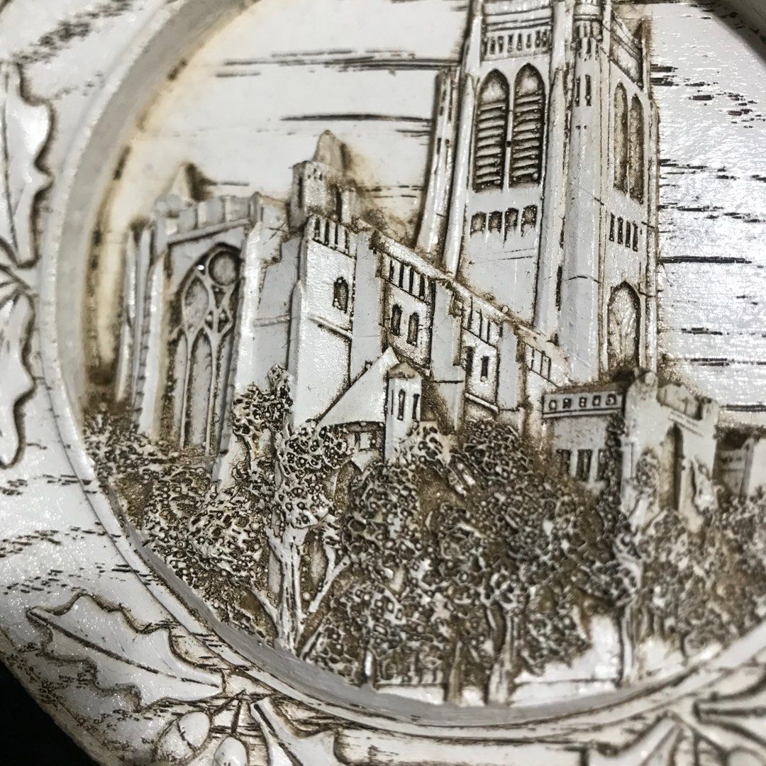Vintage wall decor Plaque Anglican Cathedral, Hobbies & Toys ...