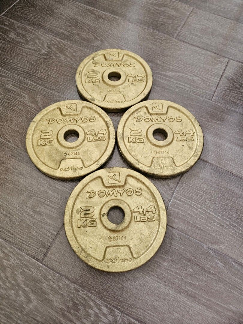 Gold's gym 10 lb sales weight plates