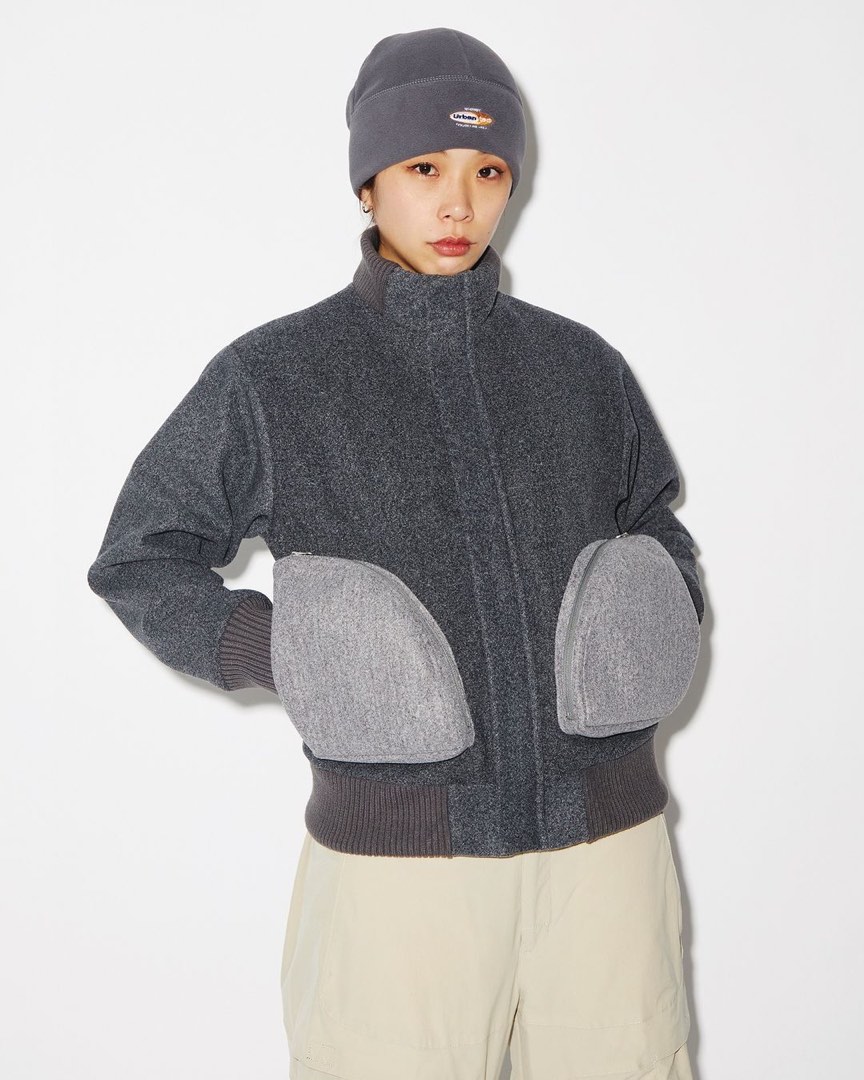 whimsy DOUBLE POUCH TANKERS JACKET NAVY WHIMSY POUCH TANKERS