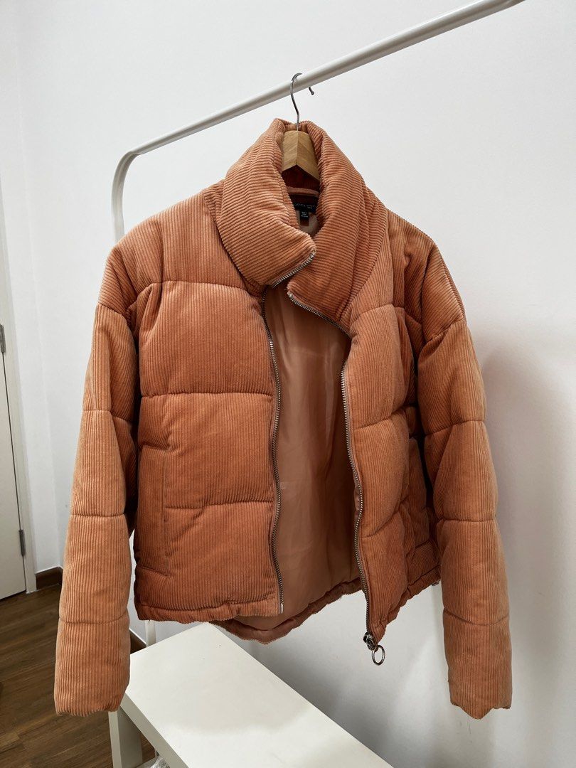 Topshop cord discount puffer jacket