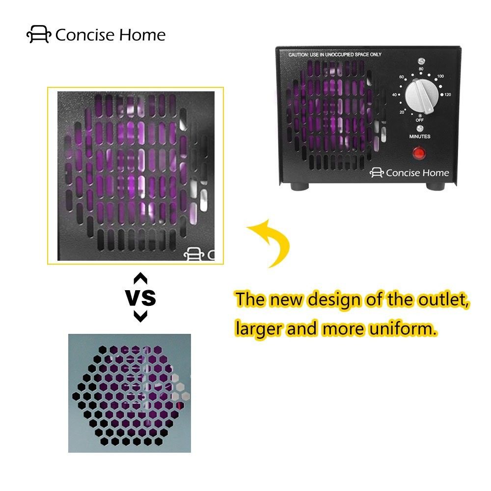 Concise home top ozone generator