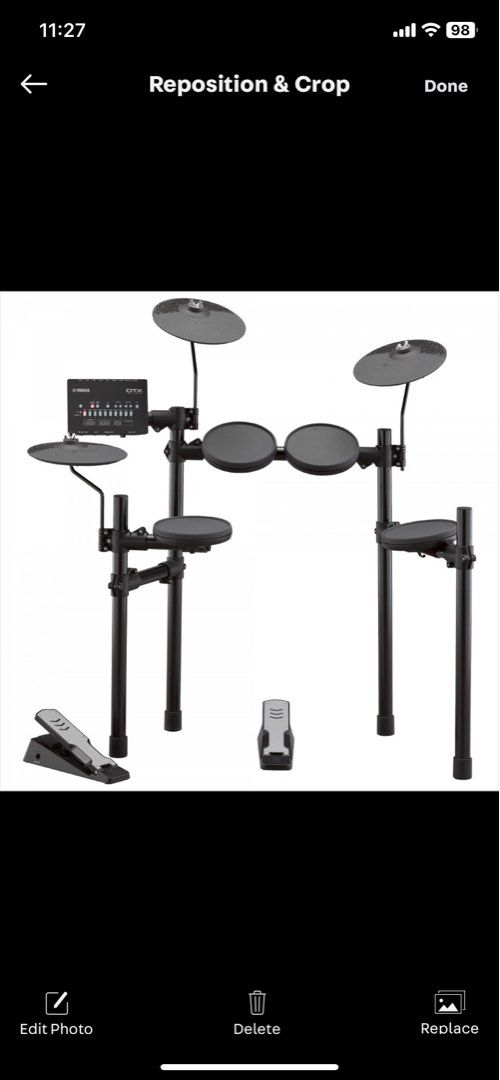 Yamaha DTX 420 drumset